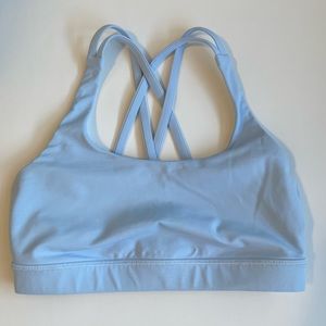 Lululemon Athletica Energy Bra Medium Support in light blue